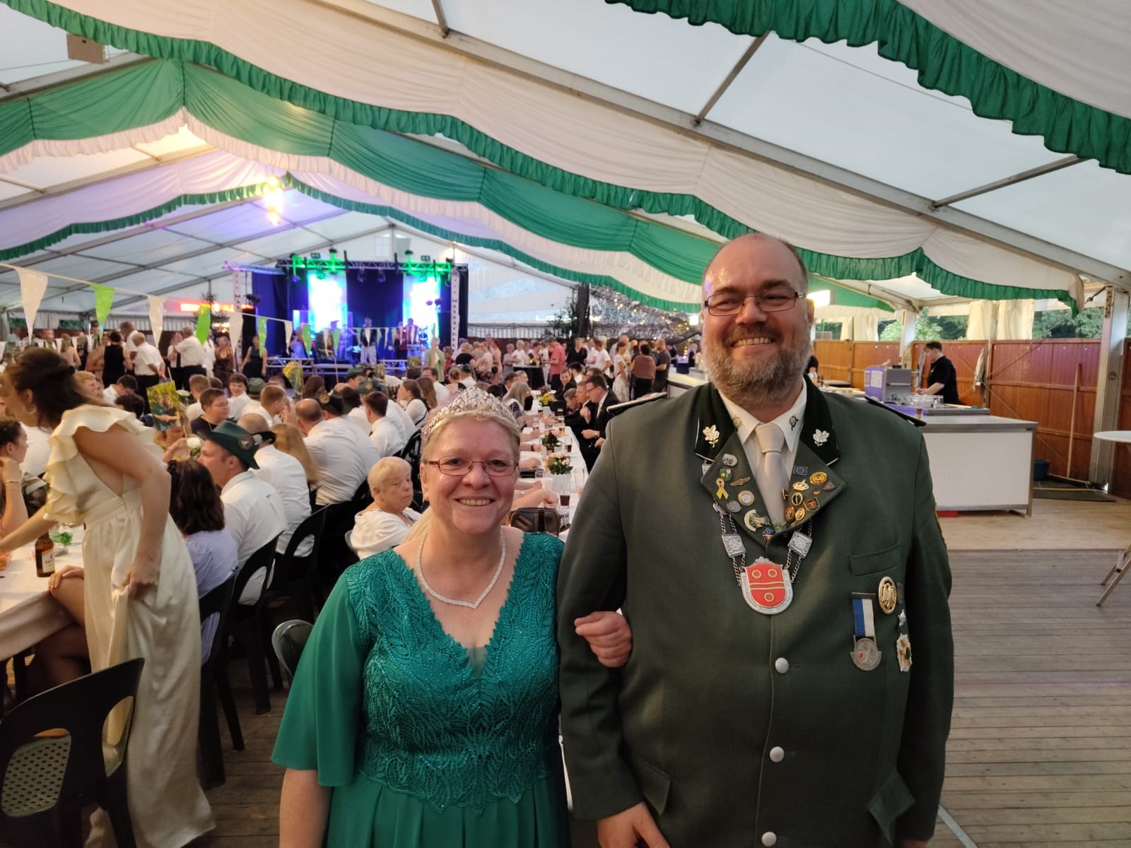 Königspaar 2023-2025: Michael Lohner und Diana Cisnik